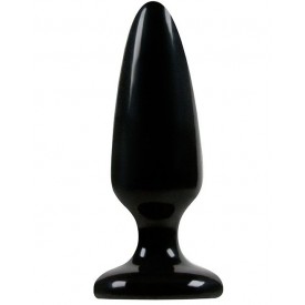 Средняя черная анальная пробка Jelly Rancher Pleasure Plug Medium - 12,7 см.