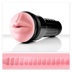 Мастурбатор-рот Fleshlight - Pink Mouse Wonder Wave